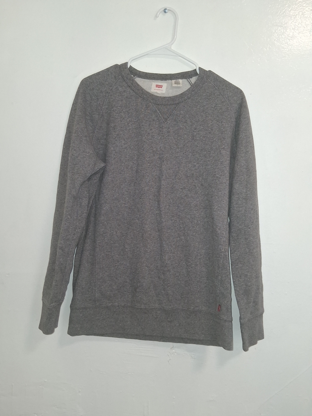 Levi's Men's Heather Gray Crewneck Sweatshirt